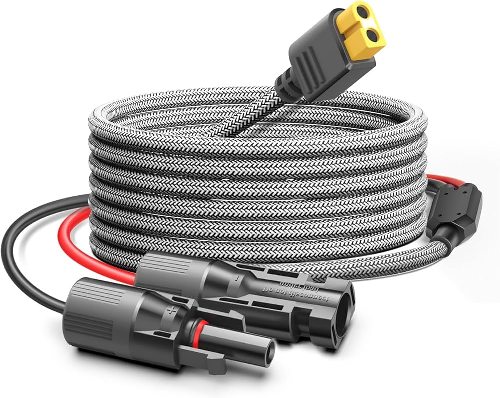 Amazon.com: CASIMY Solar Connector to XT60 Adapter Extension Cable