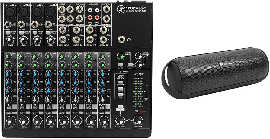 Amazon.com: Mackie 1202VLZ4 12-channel Compact Analog Low-Noise