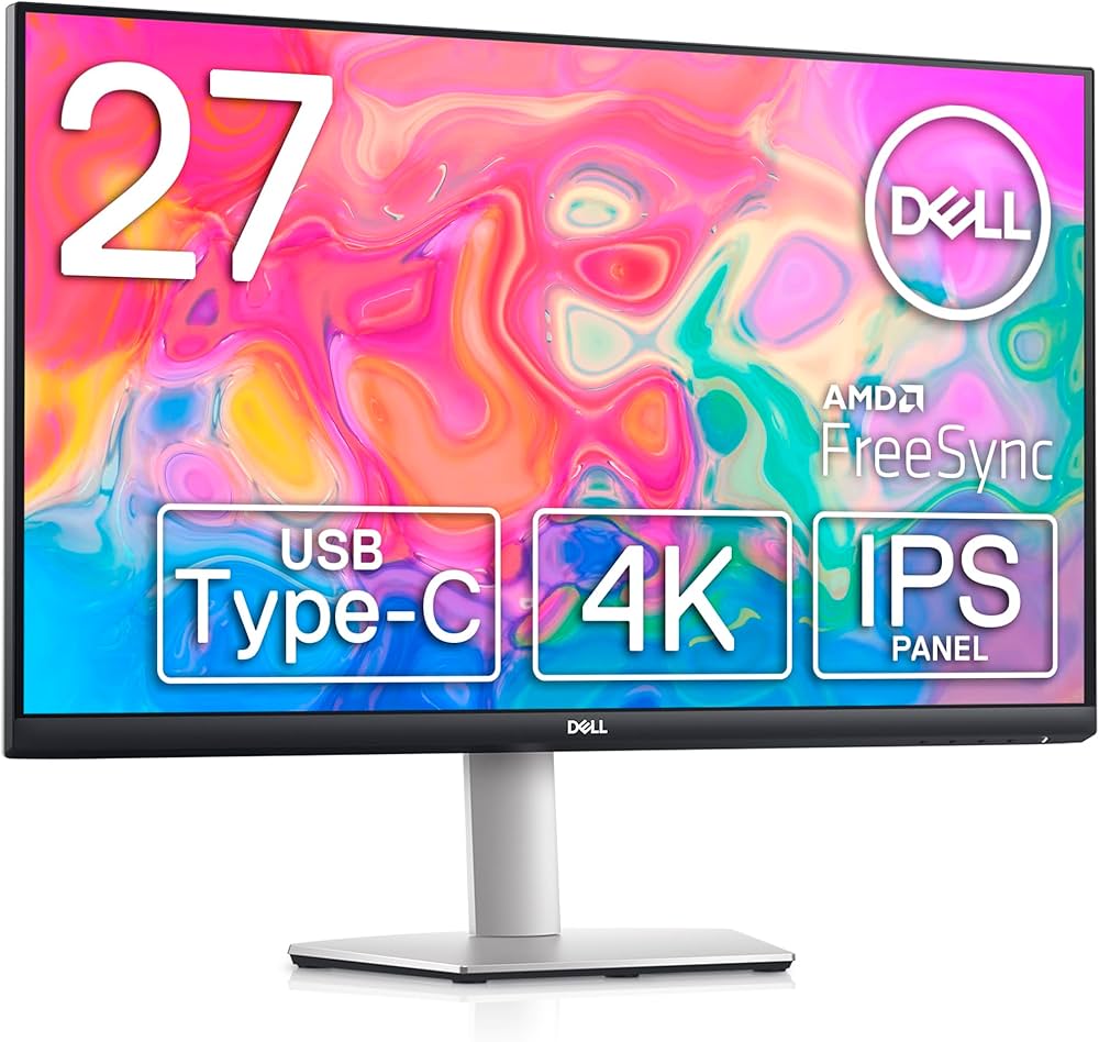 Amazon.co.jp: Dell S2722QC 27インチ 4K モニター (3年間無輝点交換