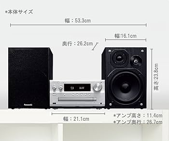 Amazon.co.jp: パナソニック ミニコンポ ハイレゾ音源対応 USBメモリー