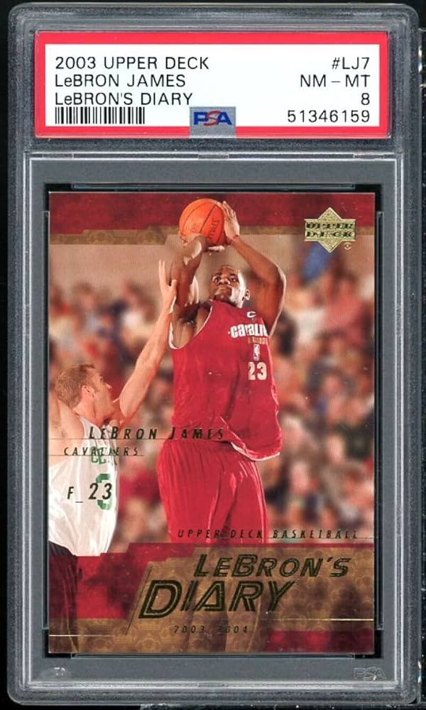 Amazon.com: 2003-04 Upper Deck #LJ7 Lebron James Diary ROOKIE RC
