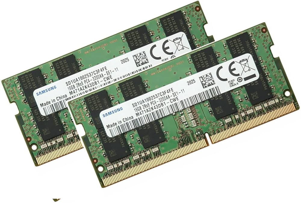 Samsung - Kit da 32 GB 2 x 16 GB DDR4 3200 MHz SODIMM RAM 2 X