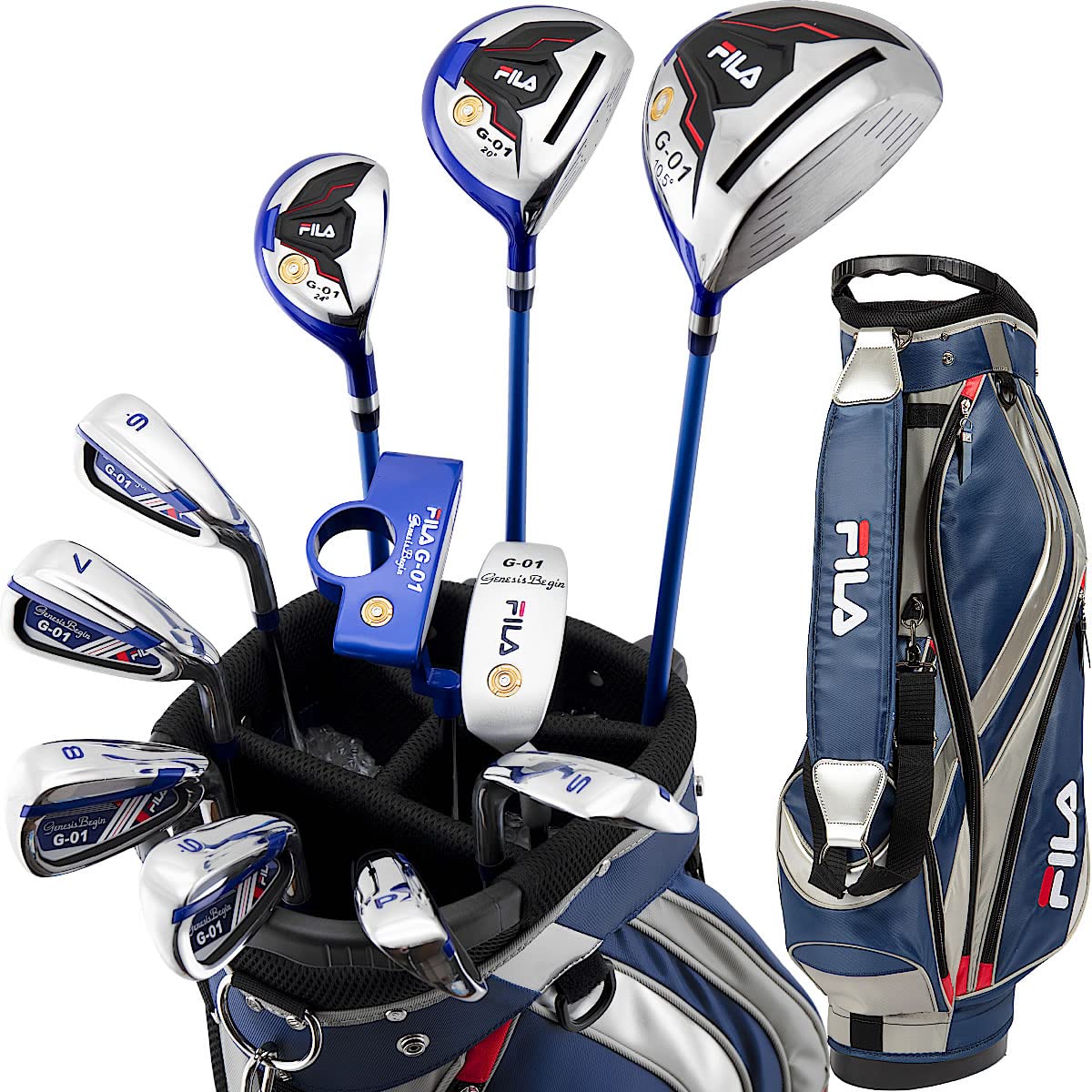 Amazon.co.jp: FILA GOLF メンズゴルフクラブセット【右用－R】+