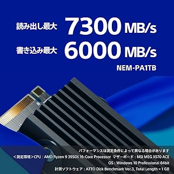 Amazon.co.jp: Nextorage ネクストレージ NEM-PA M.2 2280 PCIe 4.0