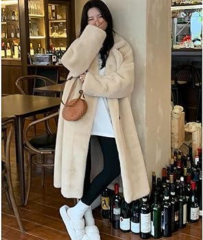 Amazon.co.jp: [DAUZ] エコミンクコート，ふわふわ ファーコート