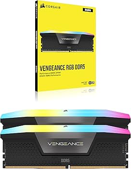 CORSAIR VENGEANCE RGB DDR5 RAM 32GB (2x16GB) 6000MHz CL30-36-36-76