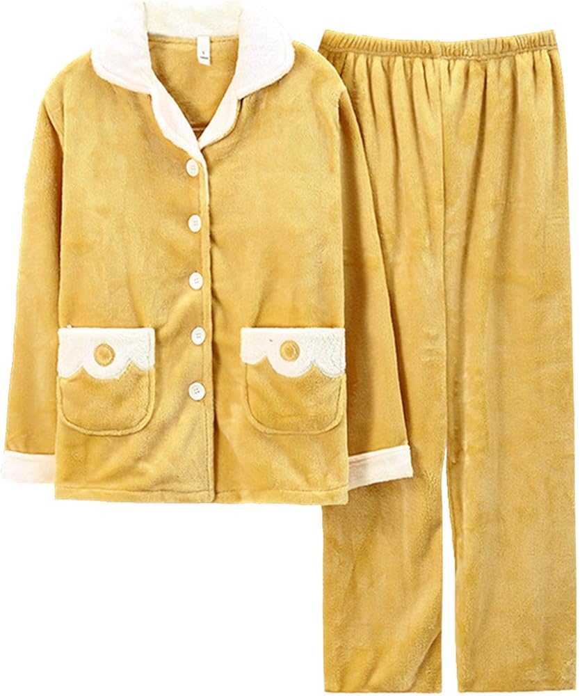 Amazon | [FengDi] パジャマセット 女性のかわいいパジャマの長袖