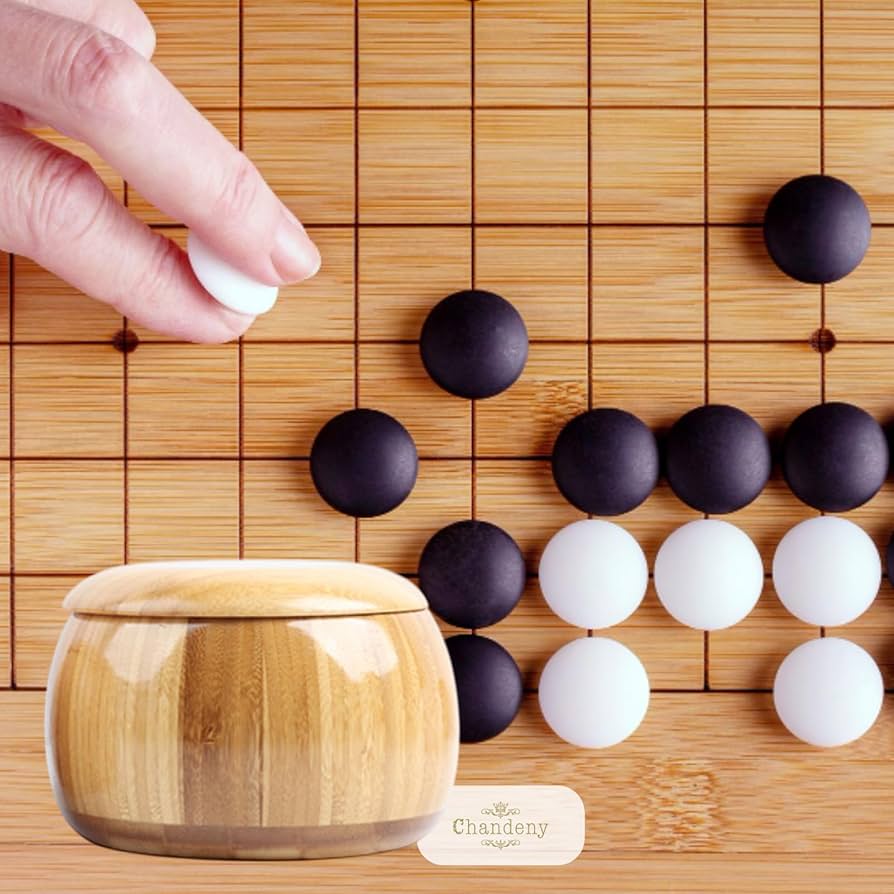 Amazon | [シャンディニー] 竹製 碁石入れ ナチュラル 囲碁 碁石ケース