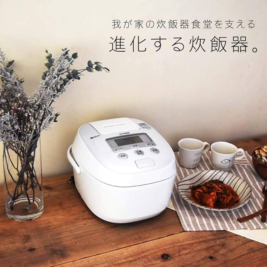 Amazon.co.jp: タイガー 炊飯器 1升 IH ホワイト 炊きたて 炊飯 ジャー