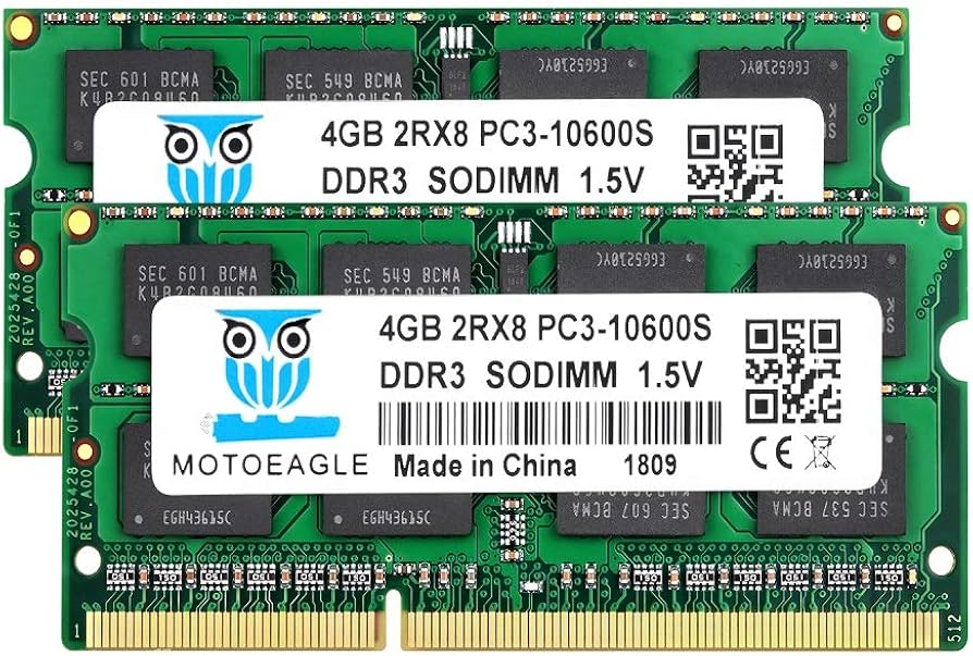 Amazon.co.jp: PC3 10600 10700 4GB×2枚 DDR3 1333MHz ノートPC用
