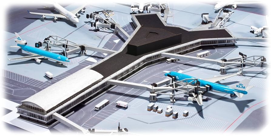 Amazon | ヘルパ 1/500 空港ジオラマ用搭乗橋 スキポール空港Fブロック