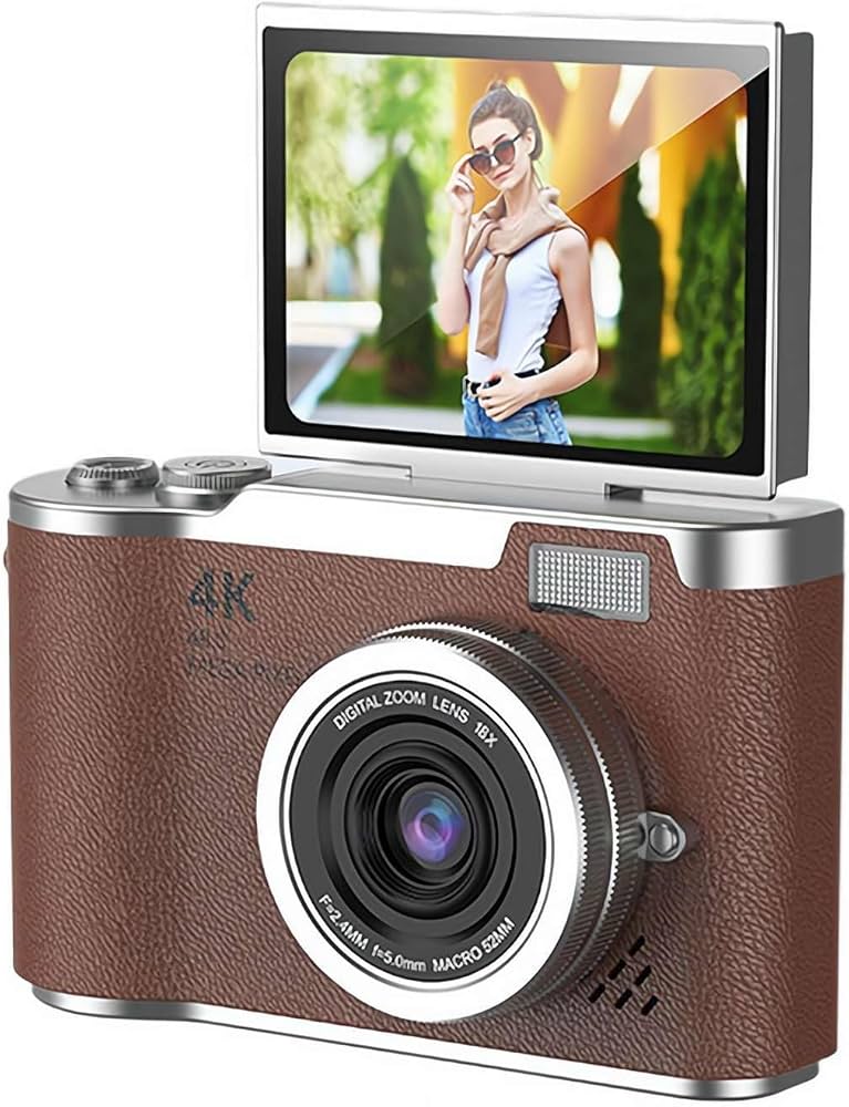 Amazon.co.jp: 4Kデジタルカメラ デジカメ 4800万画素 180°回転 wifi