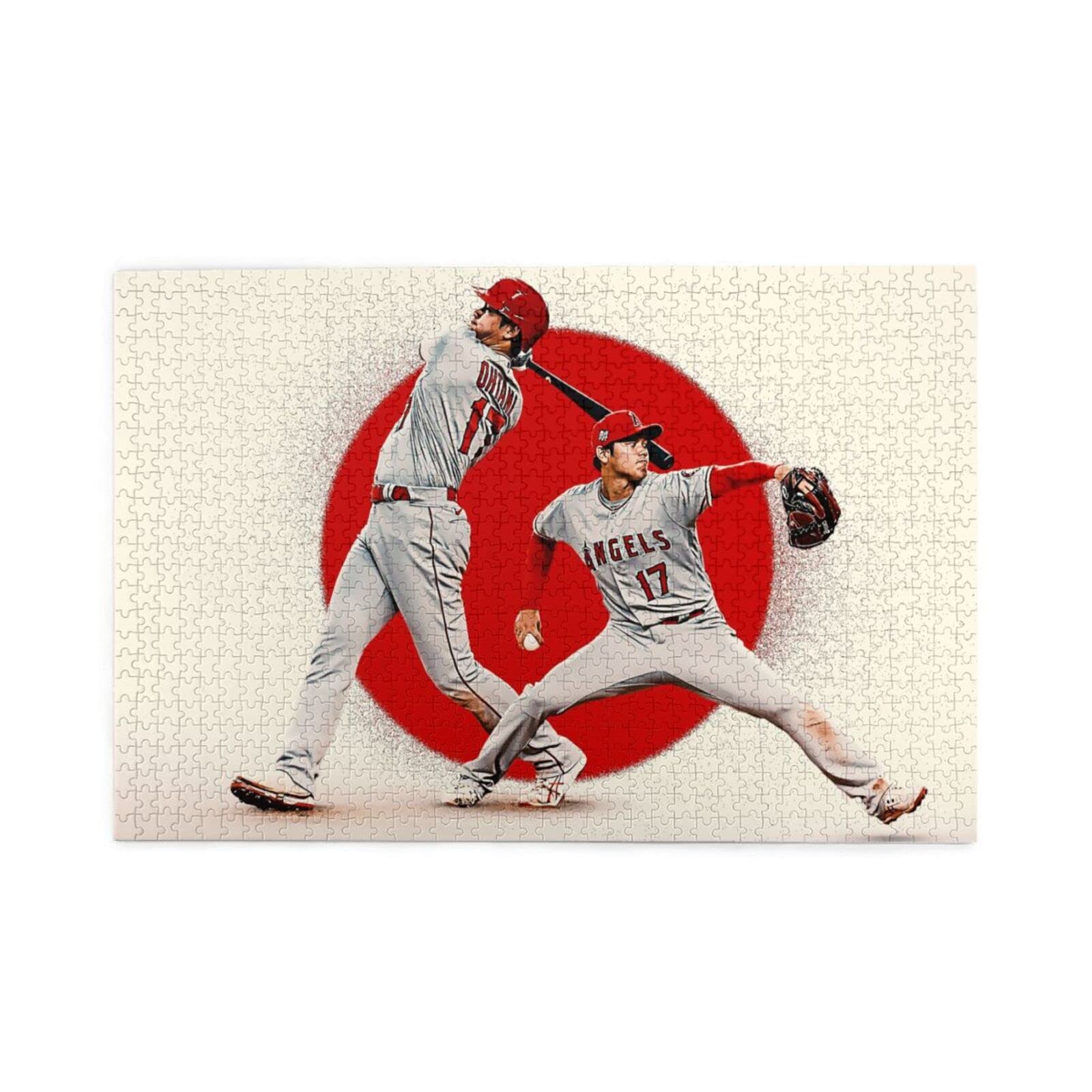 Amazon | 1000ピース ジグソーパズル 野球選手 大谷翔平 木製 50*75cm