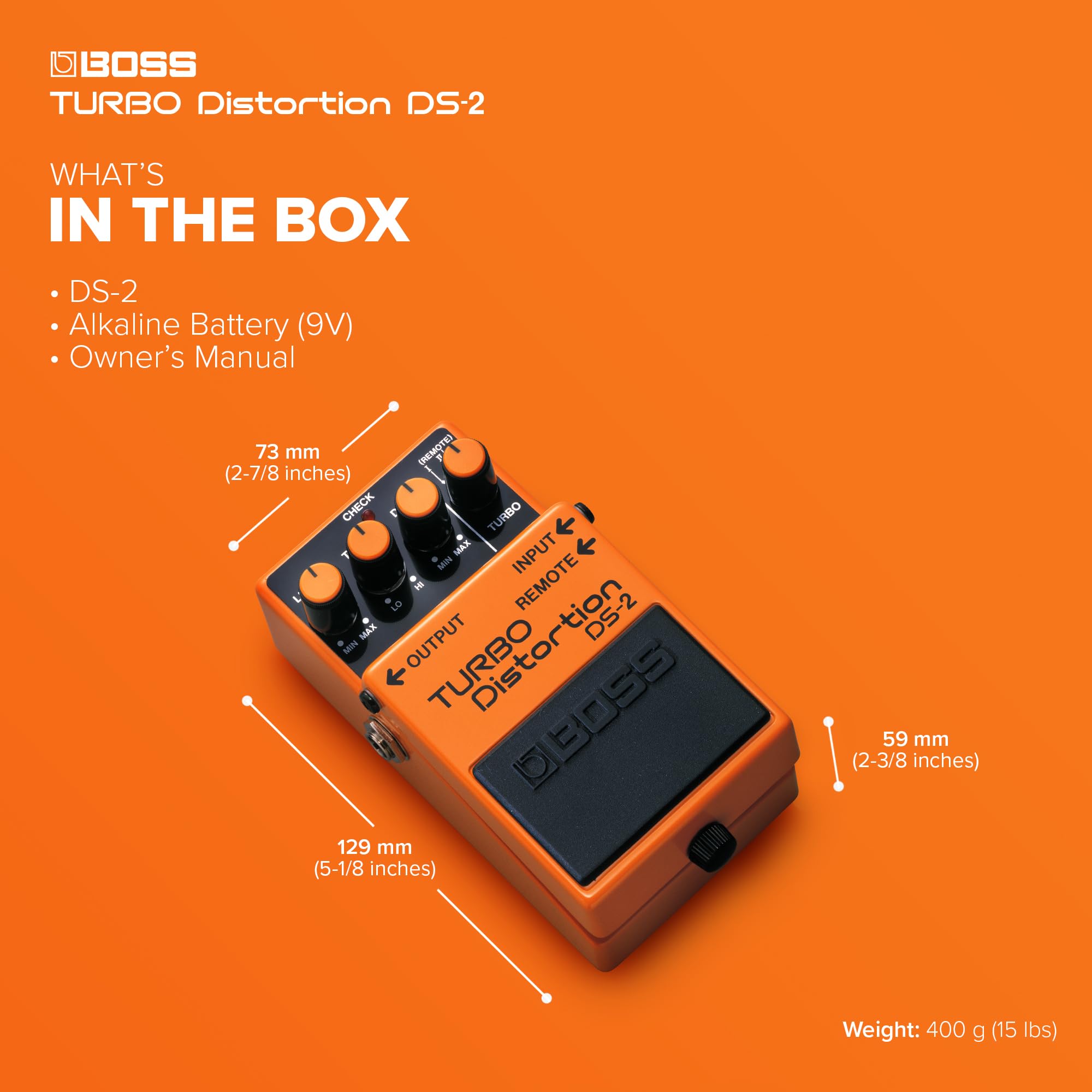 Amazon | BOSS TURBO Distortion DS-2 | ディストーション・オーバー