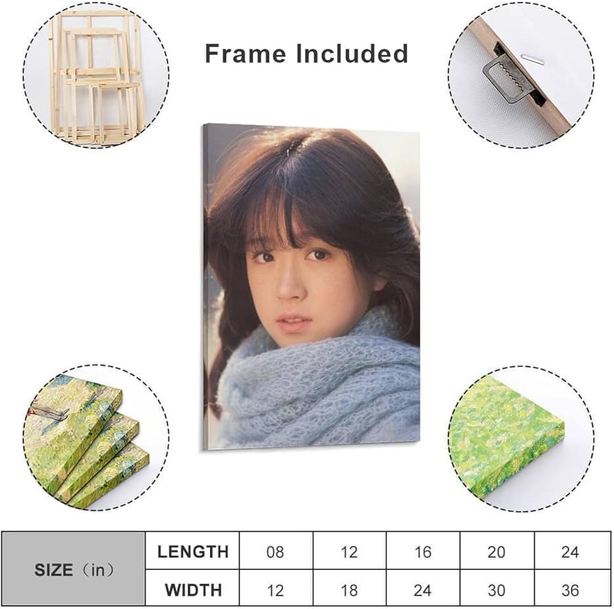 Amazon.co.jp: 中森 明菜 なかもり あきな 若いころ 超クリア ポスター