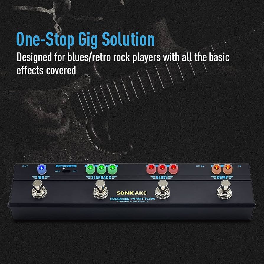 Amazon.com: SONICAKE Guitar Multi Effect Pedal Overdrive