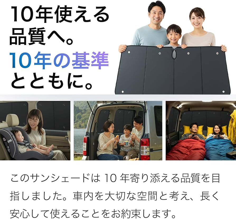 Amazon | 趣味職人 プライバシー サンシェード 車 ハイエース 100系