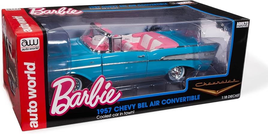 Amazon.com: Silver Screen Machines - Barbie 1957 Chevy Bel Air