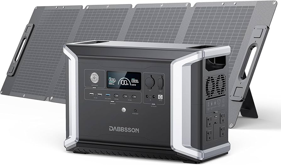 Amazon.co.jp: Dabbsson ポータブル電源DBS2300plus+ 210Wソーラー