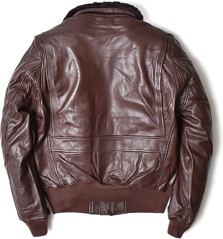 Amazon | [ヒューストン] G-1 レザー フライトジャケット（羊革