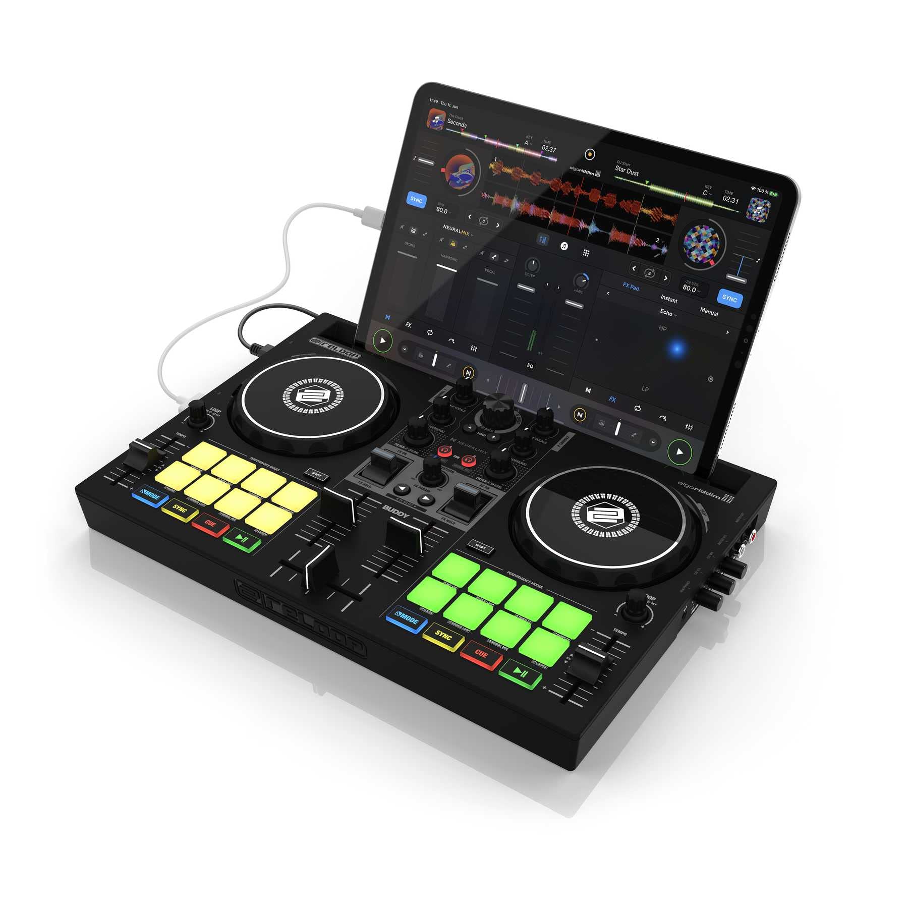 Amazon | Reloop リループ Buddy DJコントローラー Compact 2-Deck