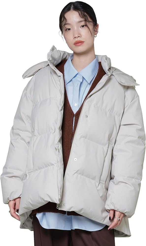 Amazon.co.jp: [ナノ・ユニバース] Aライン ミドル ダウンコート