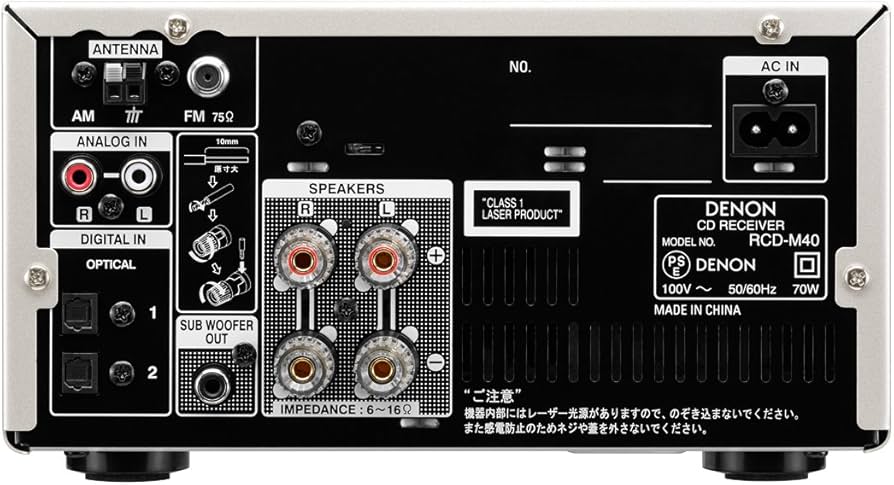 Amazon.co.jp: Denon CDレシーバー FLAC/WAV/AAC再生対応 フロントUSB