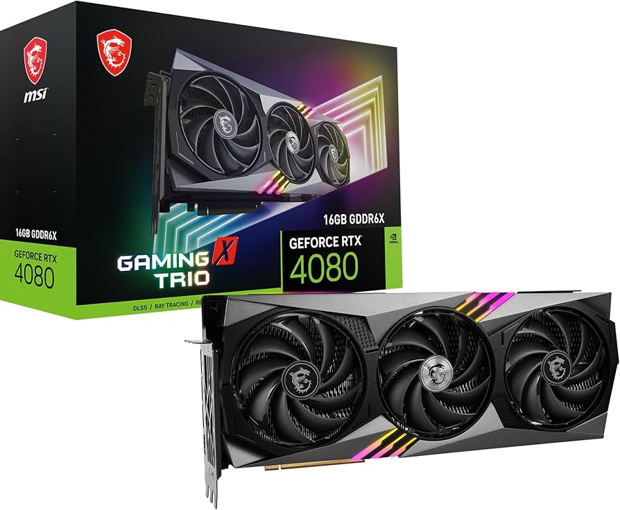 Amazon.com: MSI GeForce RTX 4080 16GB Gaming X Trio Gaming