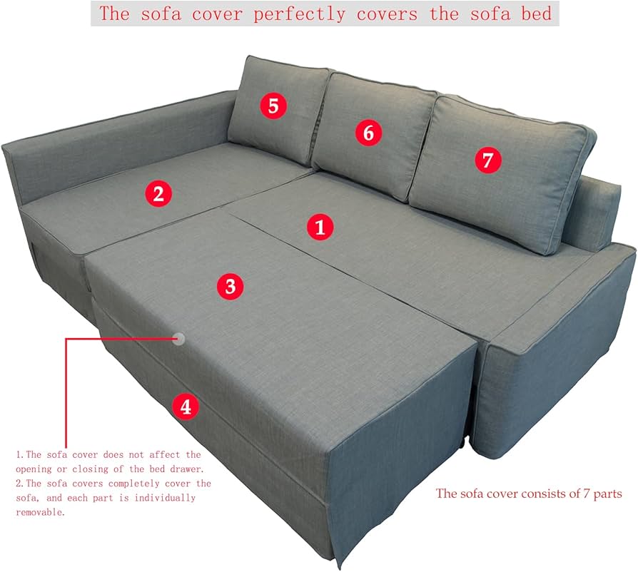 Amazon｜BACoverZone ソファカバーだけ！ フリーヘーテン 3人掛け