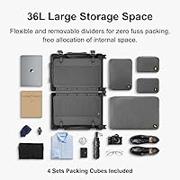 Amazon.com | LEVEL8 Gibraltar Aluminum Zipperless Luggage 20 Inch