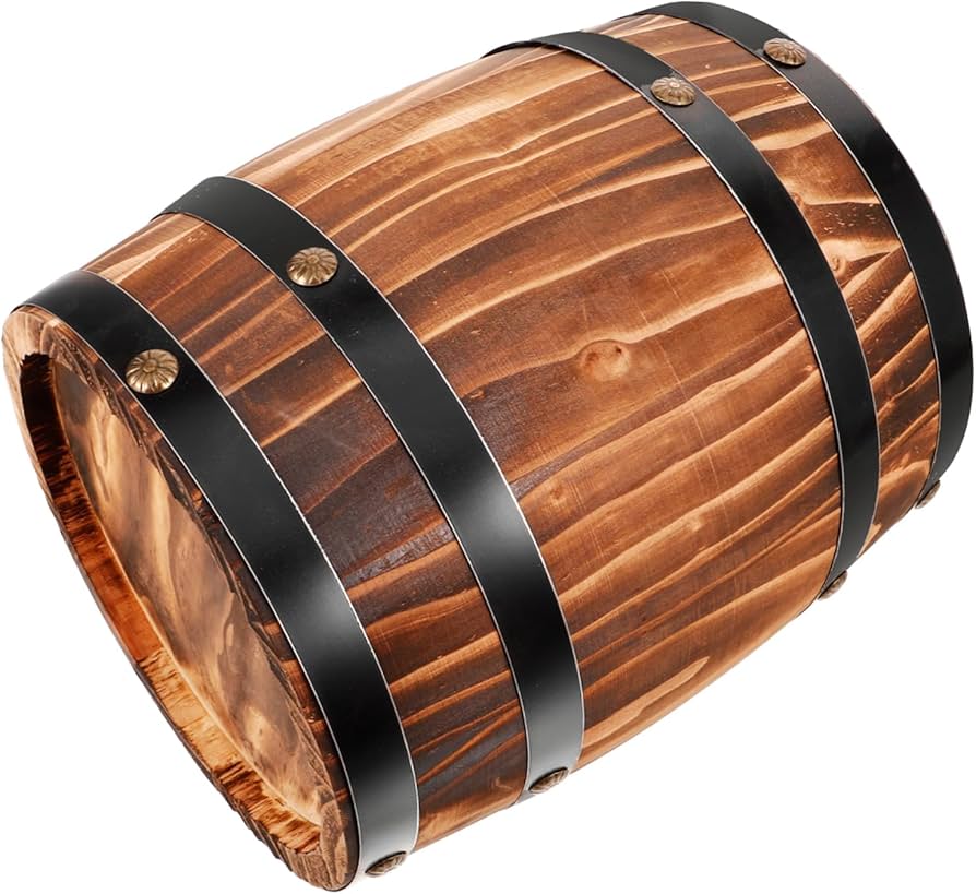 Amazon.co.jp: FRCOLOR 木製ワイン樽装飾 オークウイスキー木樽工芸