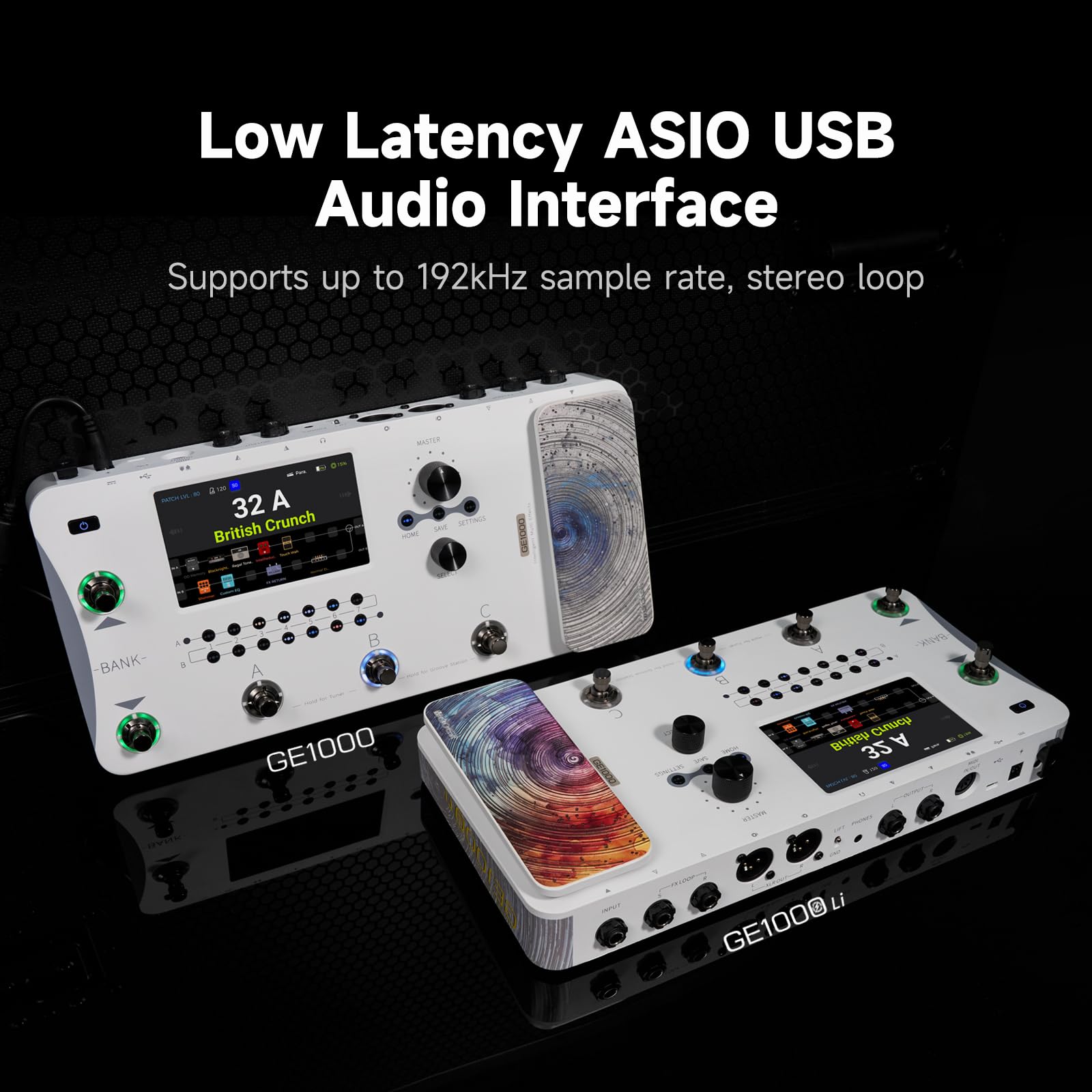 Amazon.com: MOOER GE1000 White Guitar Multieffects Pedal Dual