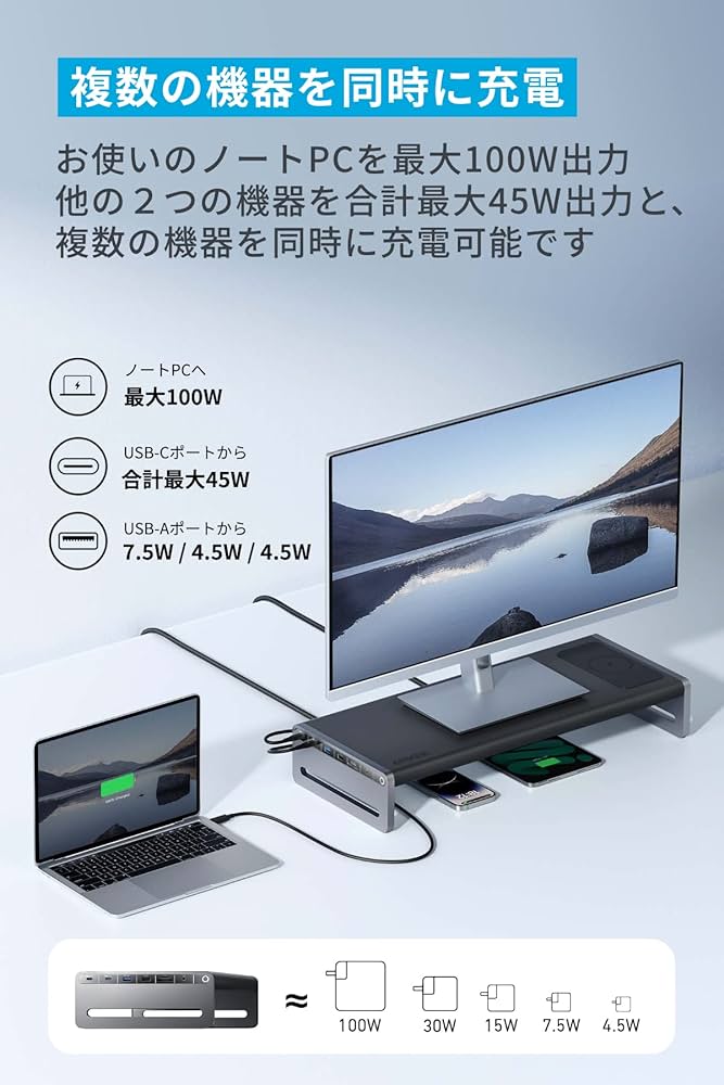 Amazon.co.jp: Anker 675 USB-C ドッキングステーション (12-in-1