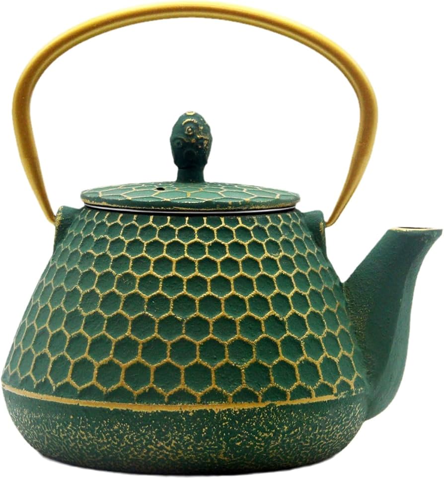 Amazon.com | Cast Iron Tea Kettle, Japanese Tetsubin Teapot Coated