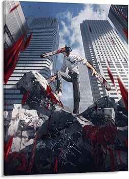 Amazon.co.jp: ポスター チェンソーマン デンジ アートパネル 壁掛け