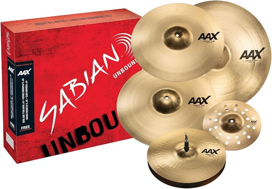 Amazon.com: SABIAN AAX Praise AND Worship Pack, Brilliant Finish