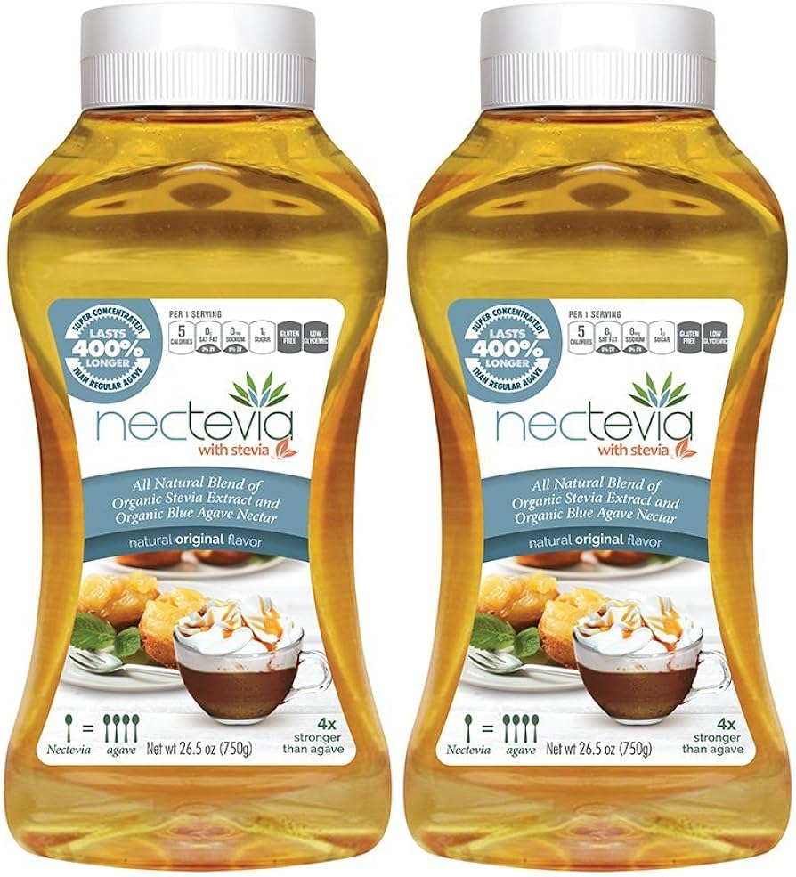 Amazon.com : Nectevia Original - Stevia Infused Agave Nectar, 2