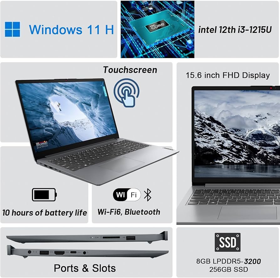 Amazon.com: Lenovo Ideapad 1i 15.6