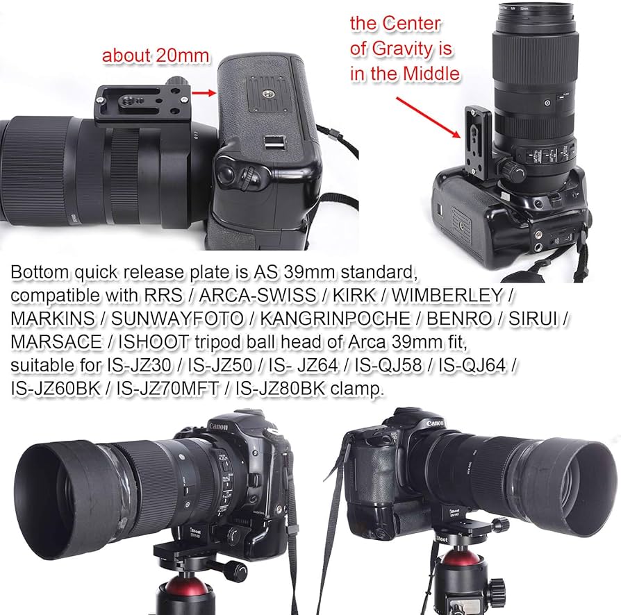 Amazon | iShootリング式三脚座、レンズサポート襟、三脚マウント