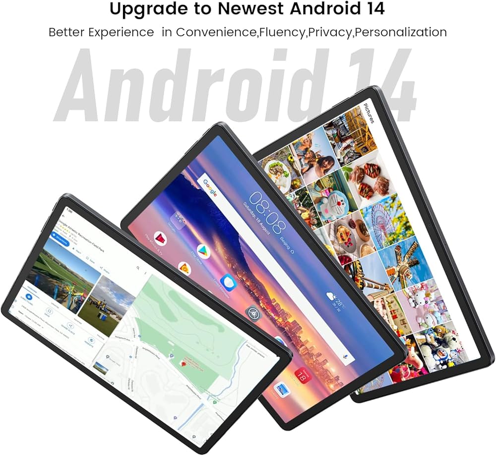 Blackview Tablet Tab 60 WiFi de 10,1 polegadas, tablet Android 14