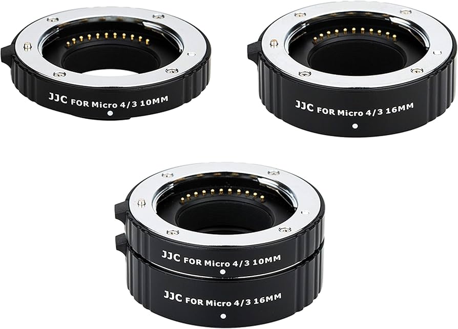 Amazon.com : JJC Micro 4/3 Auto Focus Macro Extension Tube Set for