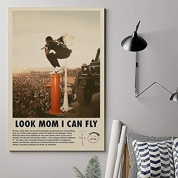 Amazon.co.jp: XMNCG Travis Scott Limitedポスター キャンバスアート