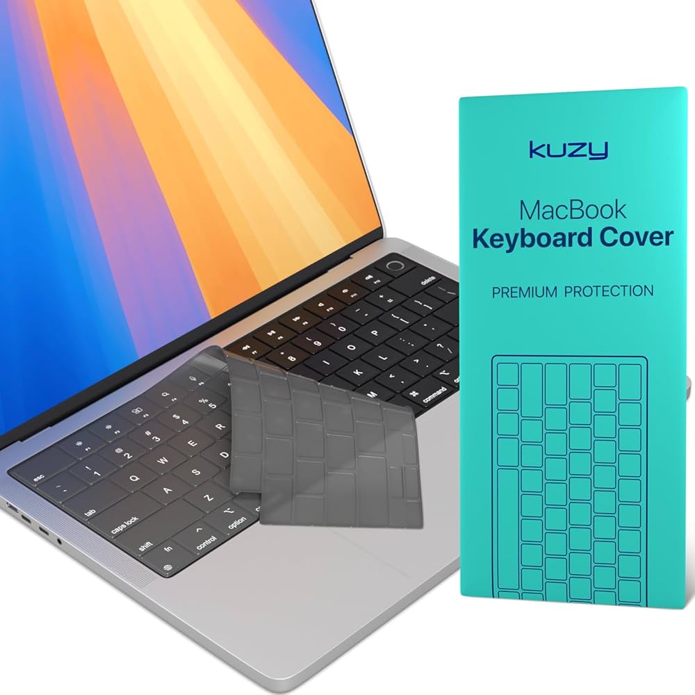 Amazon.com: Kuzy Tinted Premium MacBook Pro 14 inch Keyboard Cover