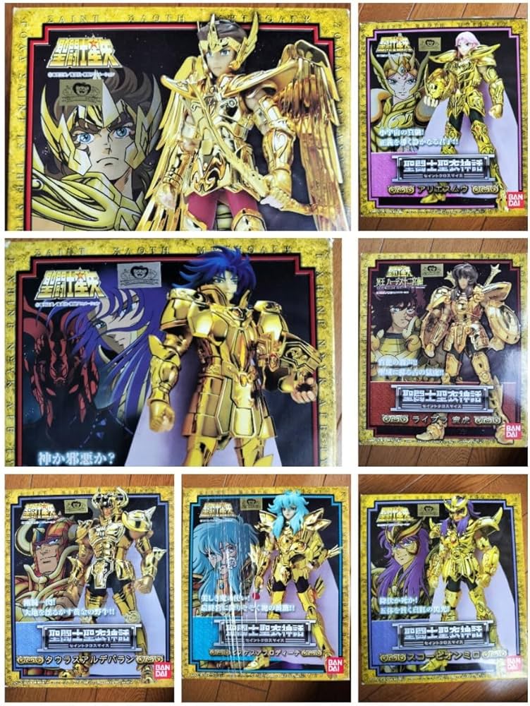 Amazon.co.jp: 聖闘士聖衣神話 ゴールドセイント7体セット 聖闘士星矢