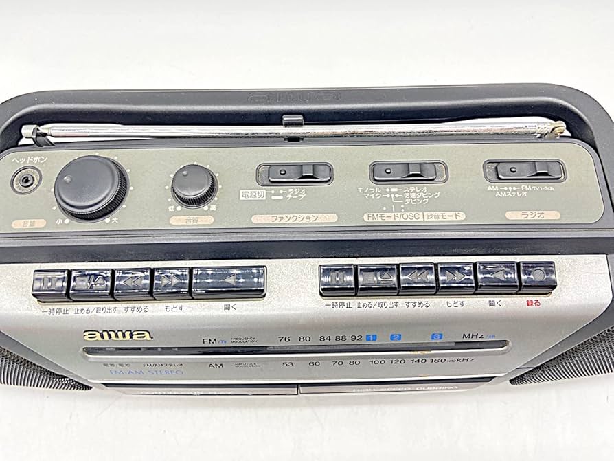 Amazon.co.jp: AIWA CS-W520 ダブルカセット搭載・ラジカセ : 家電＆カメラ