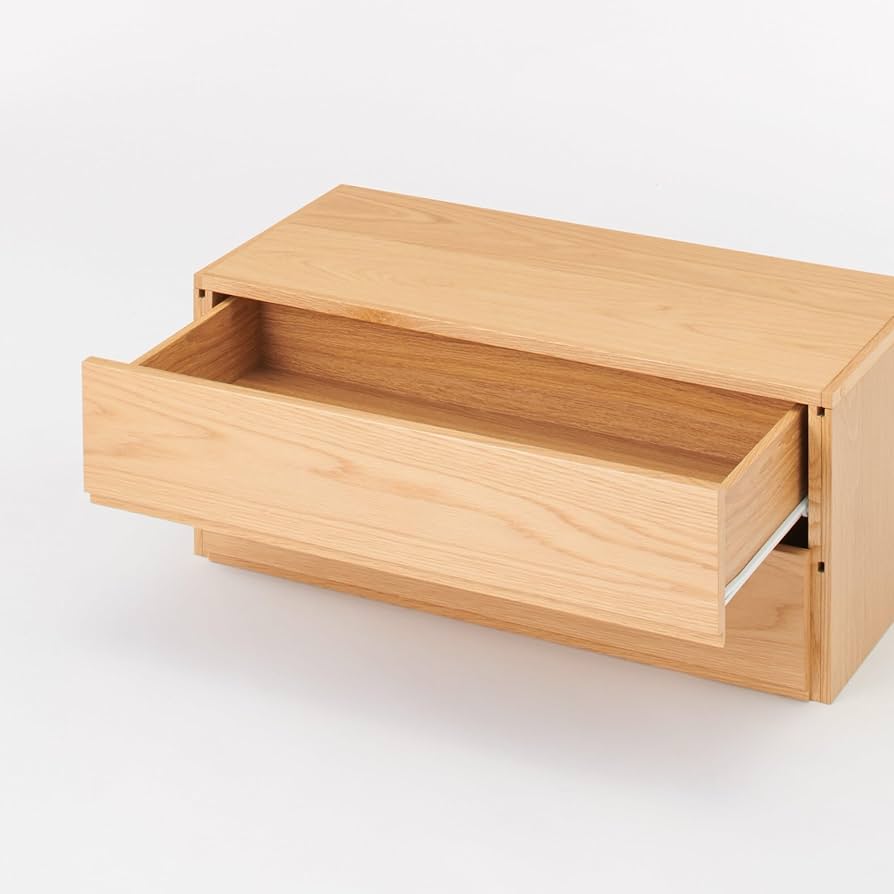 Amazon｜無印良品 スチールユニットシェルフ用 ボックス 引出し2段