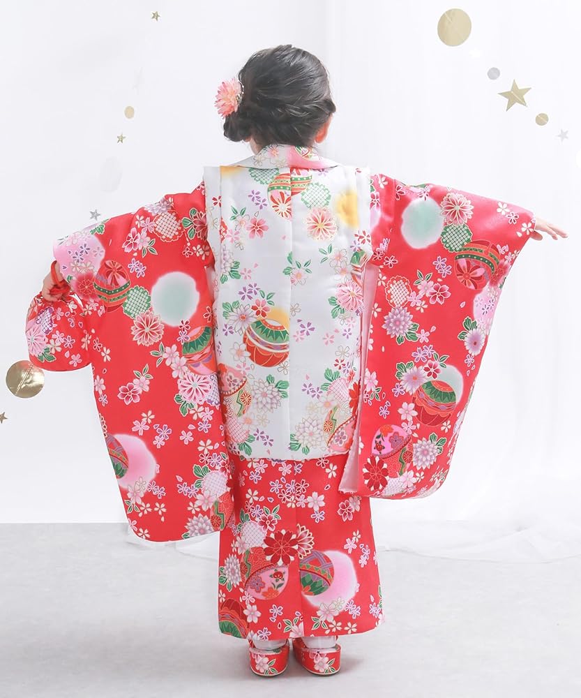 Amazon | [KYOETSU] [キョウエツ] 着物セット 七五三用 3歳用 被布