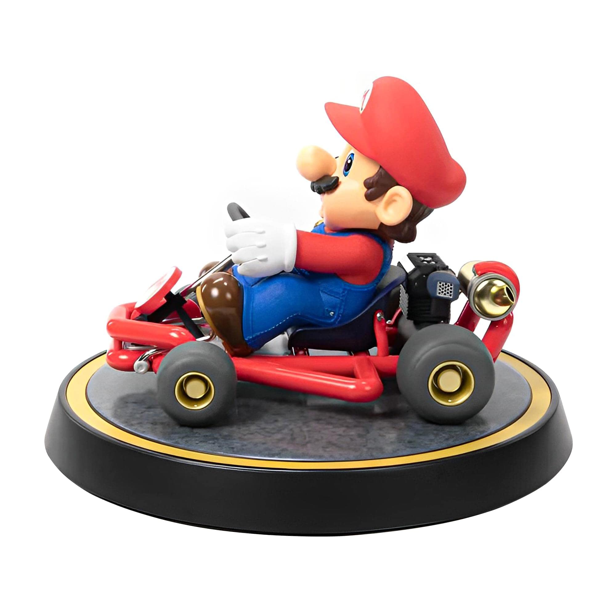 Amazon.com: First 4 Figures Mario Kart: Mario Statue : Toys & Games