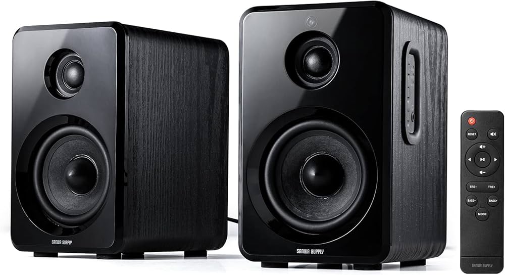 Amazon.co.jp: サンワダイレクト PCスピーカー 高出力80W Bluetooth