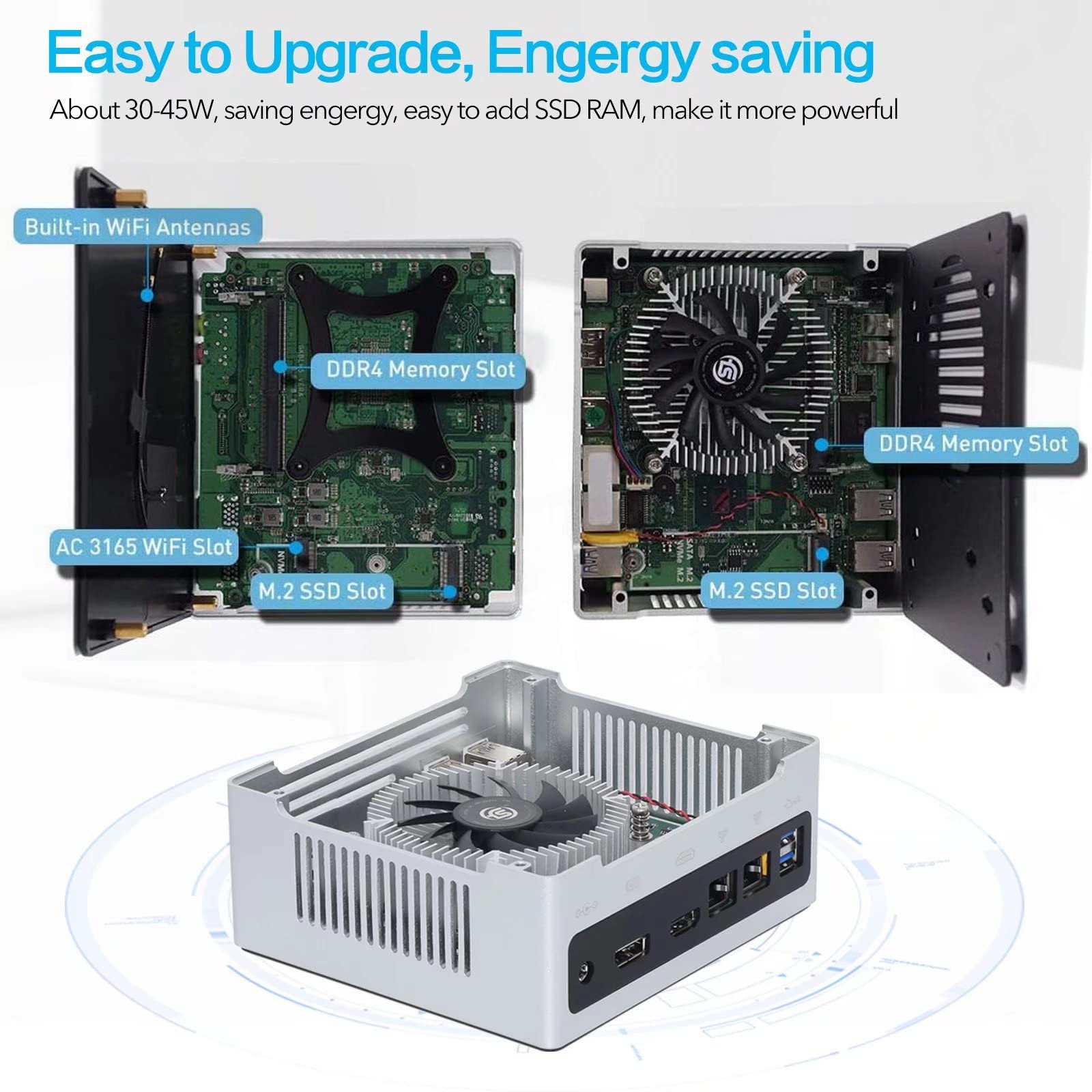 Amazon.co.jp: 11世代ミニPCコアi5 1135G7 16GB DDR4 RAM 512GB NVME